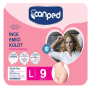 Canped İnce Emici Külot Büyük (L) 9 lu