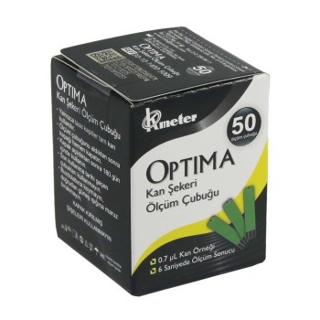 Optima Şeker Ölçüm Stribi 50'li