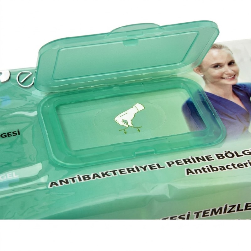Haspet Perine Antibakteriyel Temizleme Havlusu 50 li
