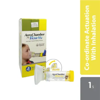 Aerochamber Sarı (çocuklar için 1-5 Yaş)